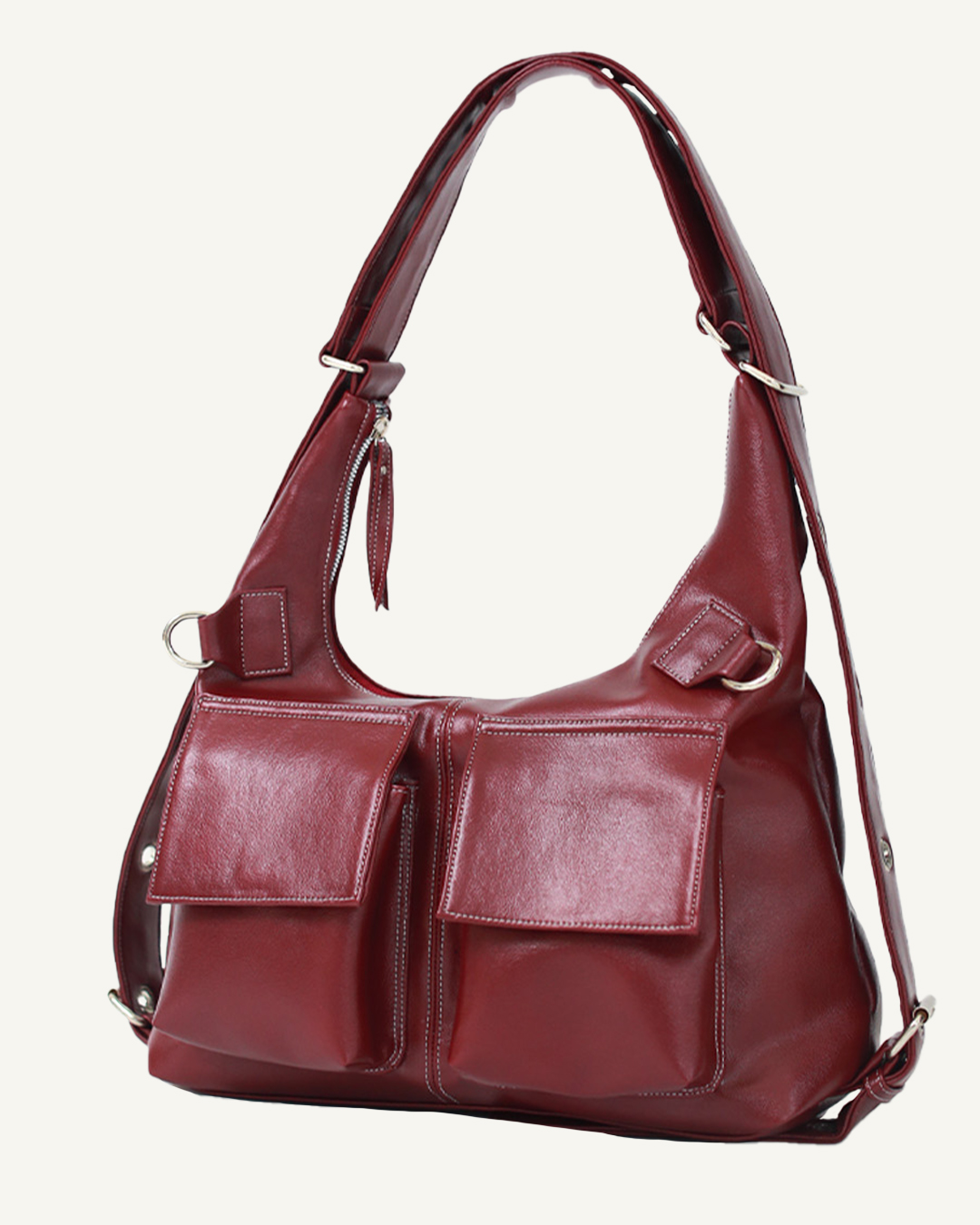MIKI LARGE Burgundy